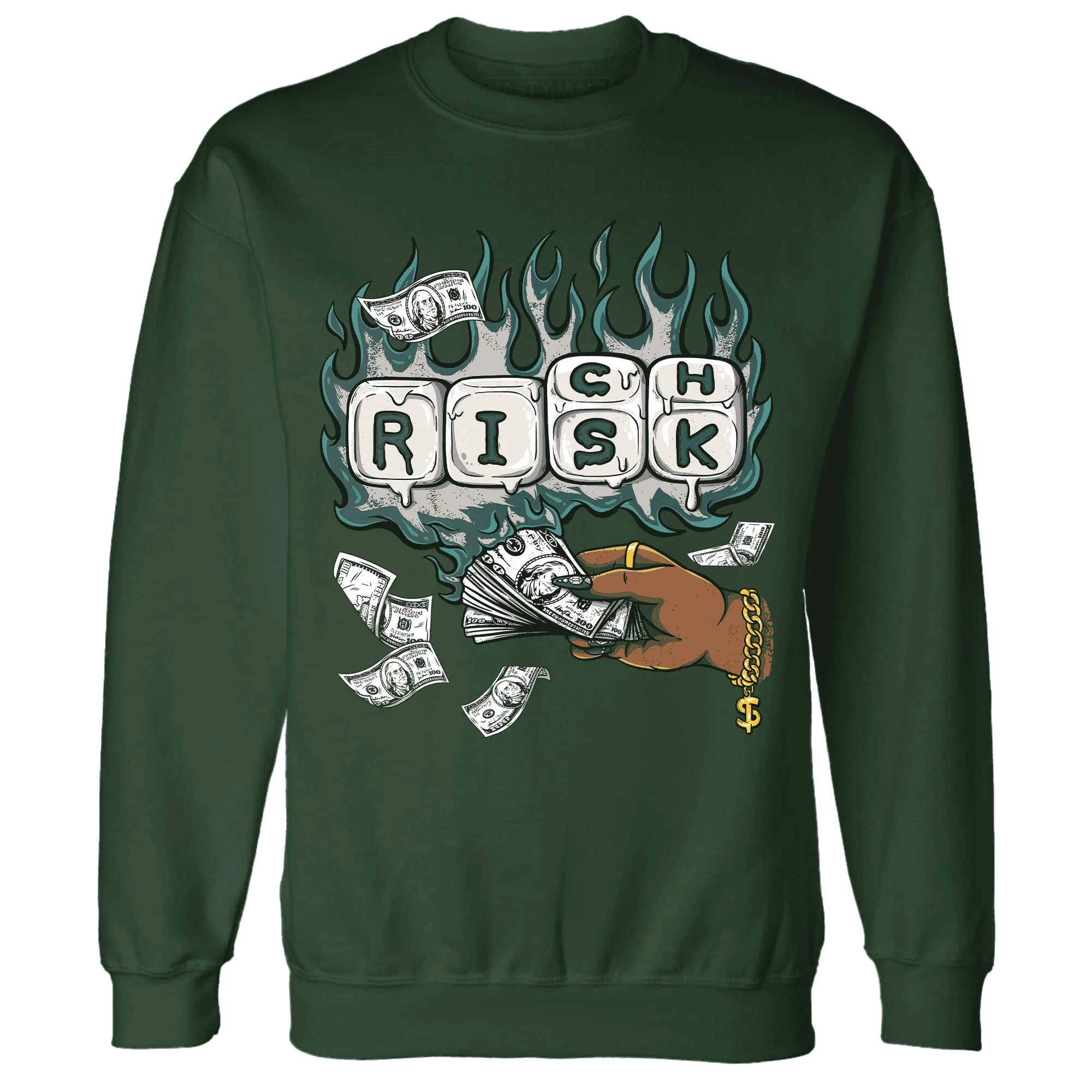 Oxidized-Green-4s-Sweatshirt-Match-Rich-Or-Risk