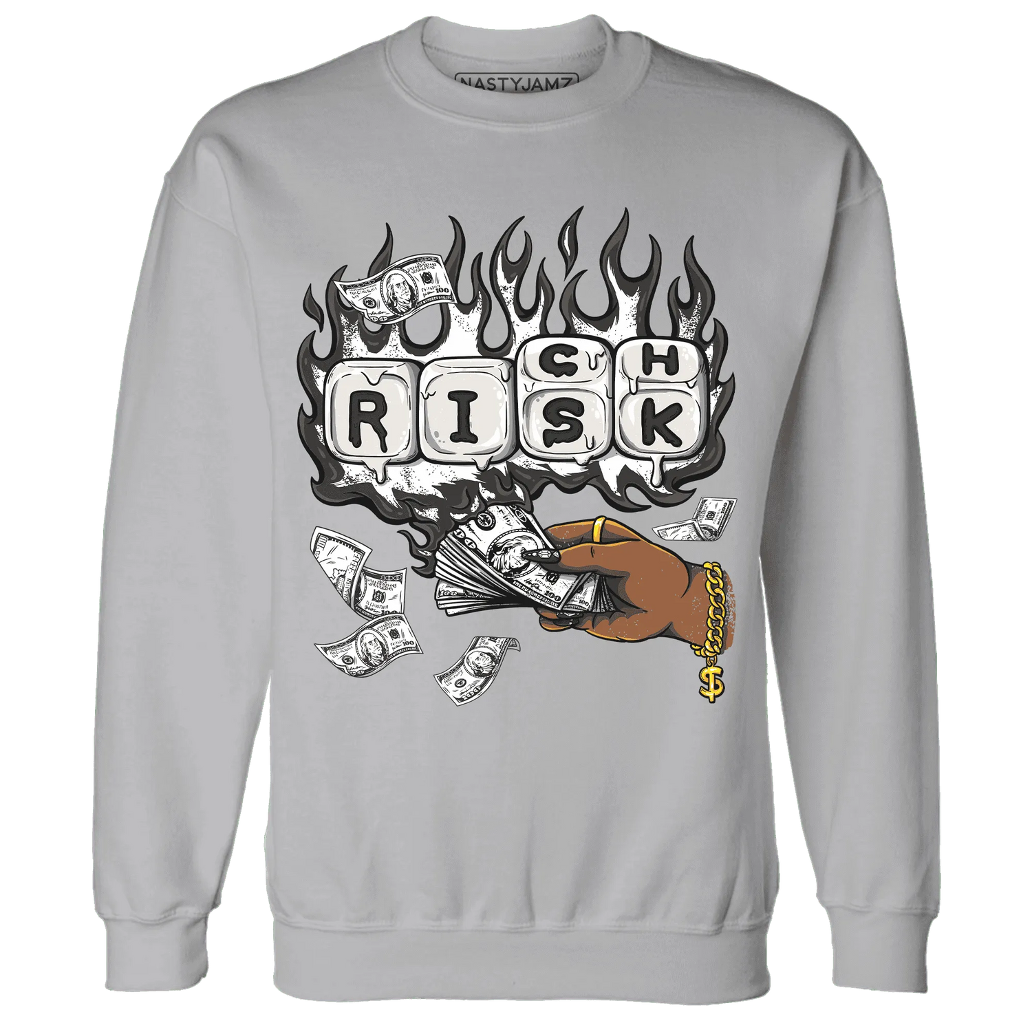White-Thunder-4s-Sweatshirt-Match-Rich-Or-Risk