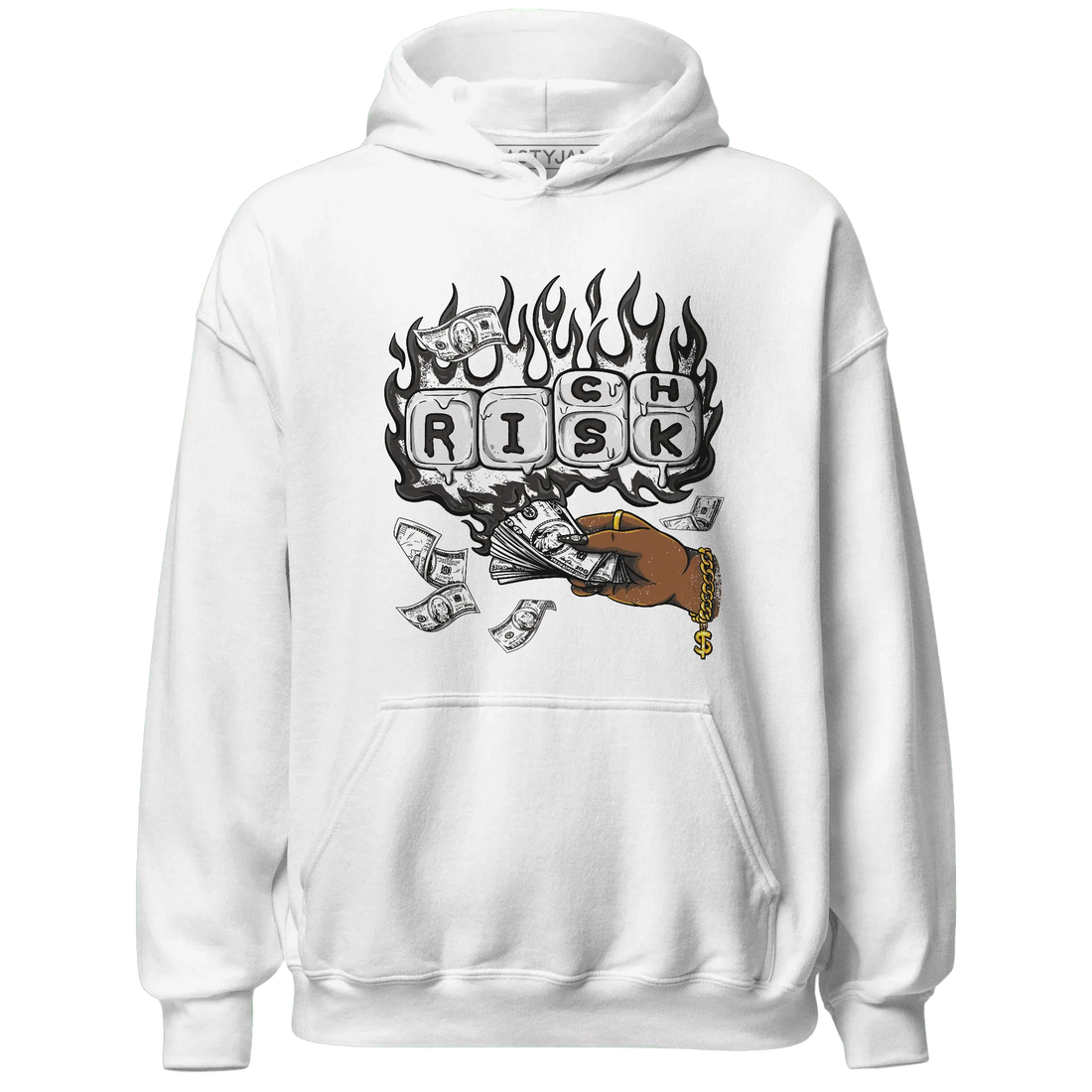 White-Thunder-4s-Hoodie-Match-Rich-Or-Risk