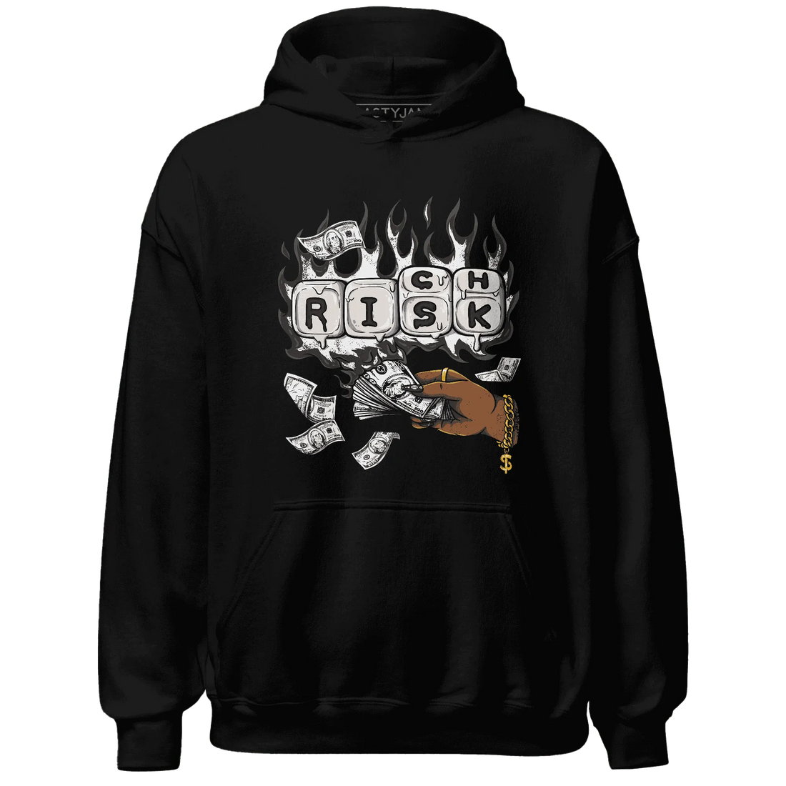 White-Thunder-4s-Hoodie-Match-Rich-Or-Risk