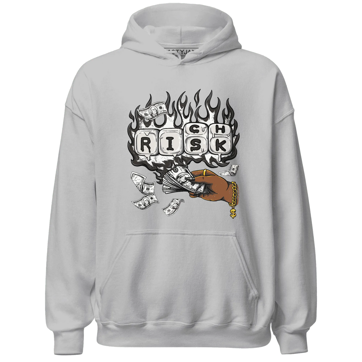 White-Thunder-4s-Hoodie-Match-Rich-Or-Risk