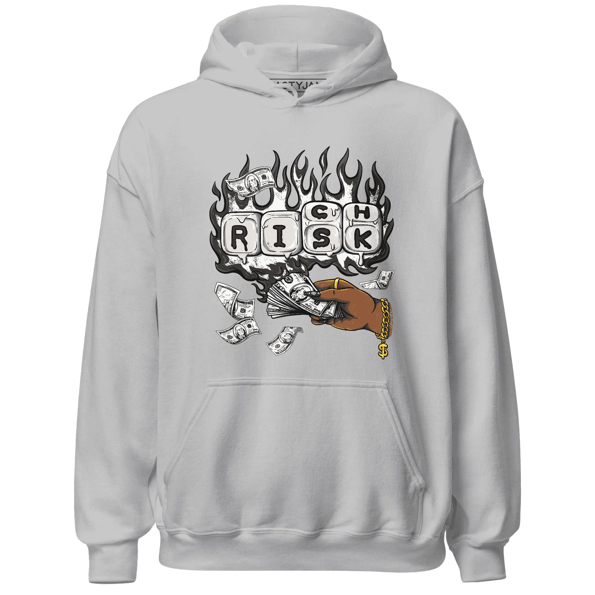 White-Thunder-4s-Hoodie-Match-Rich-Or-Risk