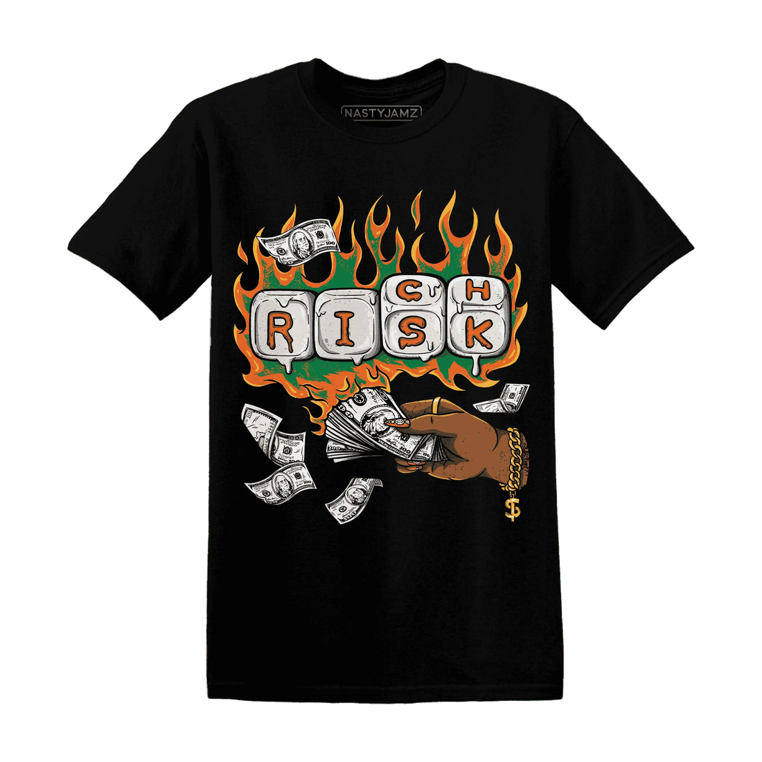 MAM-Hurricanes-5s-T-Shirt-Match-Rich-Or-Risk