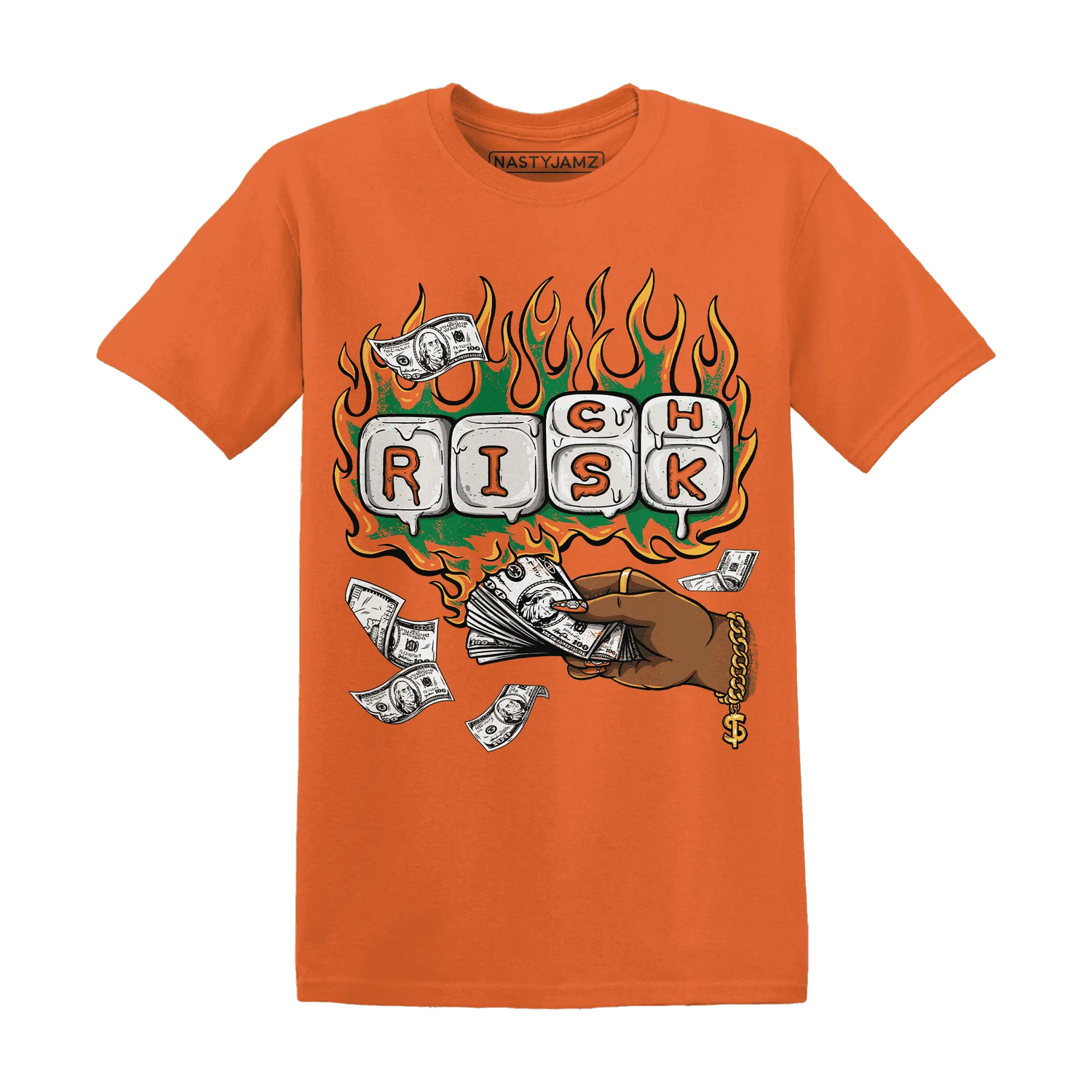 MAM-Hurricanes-5s-T-Shirt-Match-Rich-Or-Risk