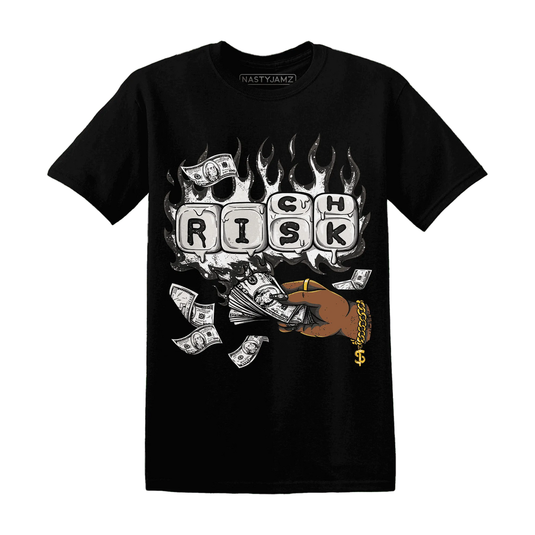 Reverse-Oreo-6s-T-Shirt-Match-Rich-Or-Risk