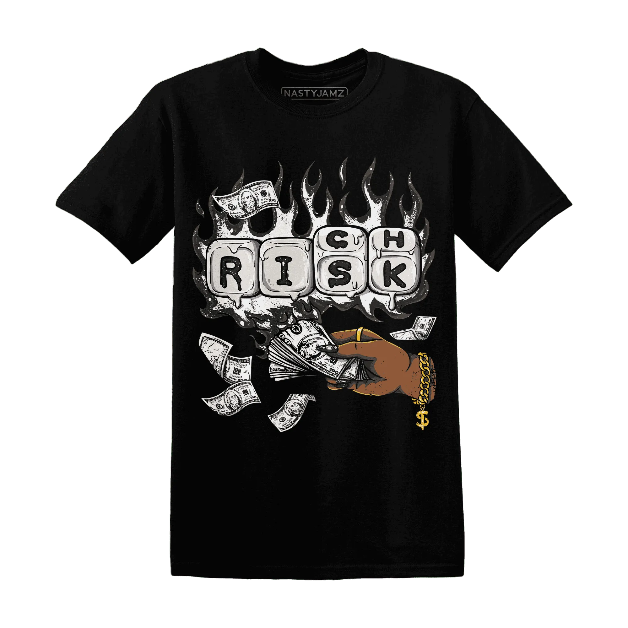 Reverse-Oreo-6s-T-Shirt-Match-Rich-Or-Risk