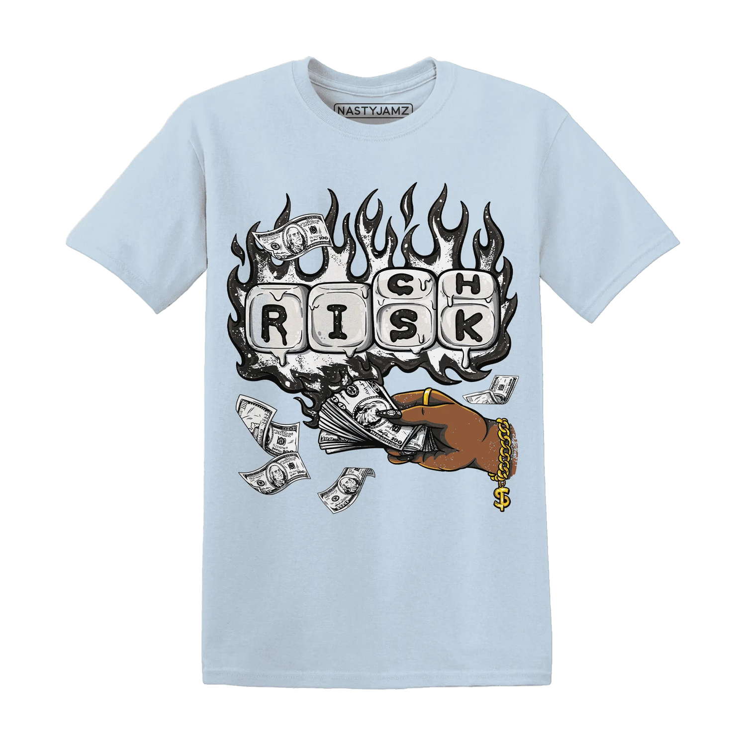 Reverse-Oreo-6s-T-Shirt-Match-Rich-Or-Risk