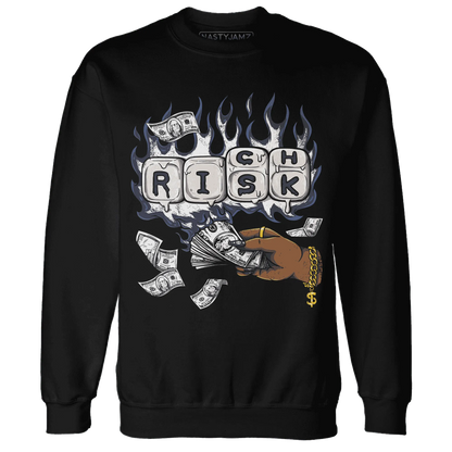 White-Navy-6s-Sweatshirt-Match-Rich-Or-Risk