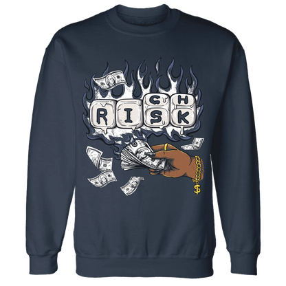 White-Navy-6s-Sweatshirt-Match-Rich-Or-Risk