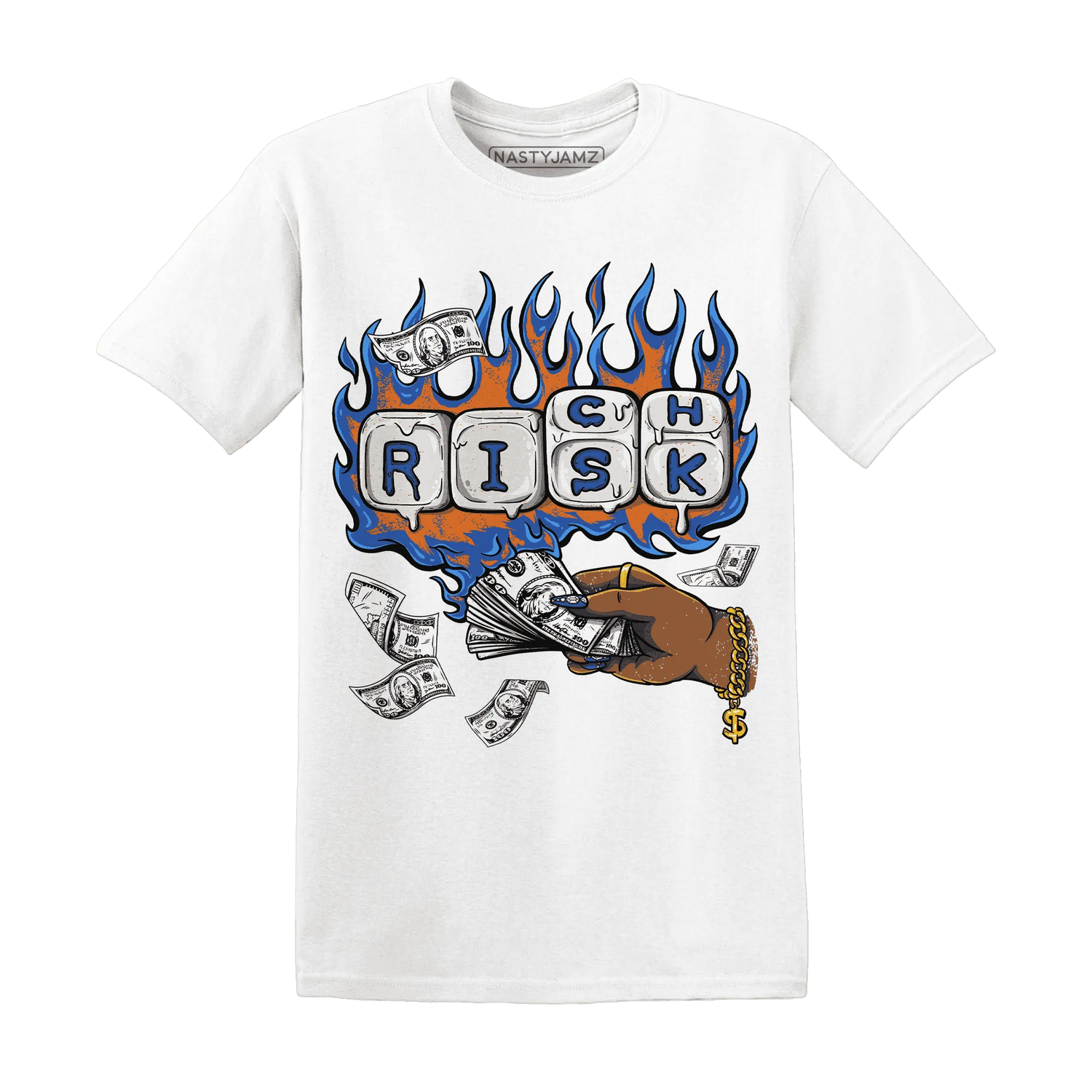 Dunk-Low-Knicks-T-Shirt-Match-Rich-Or-Risk