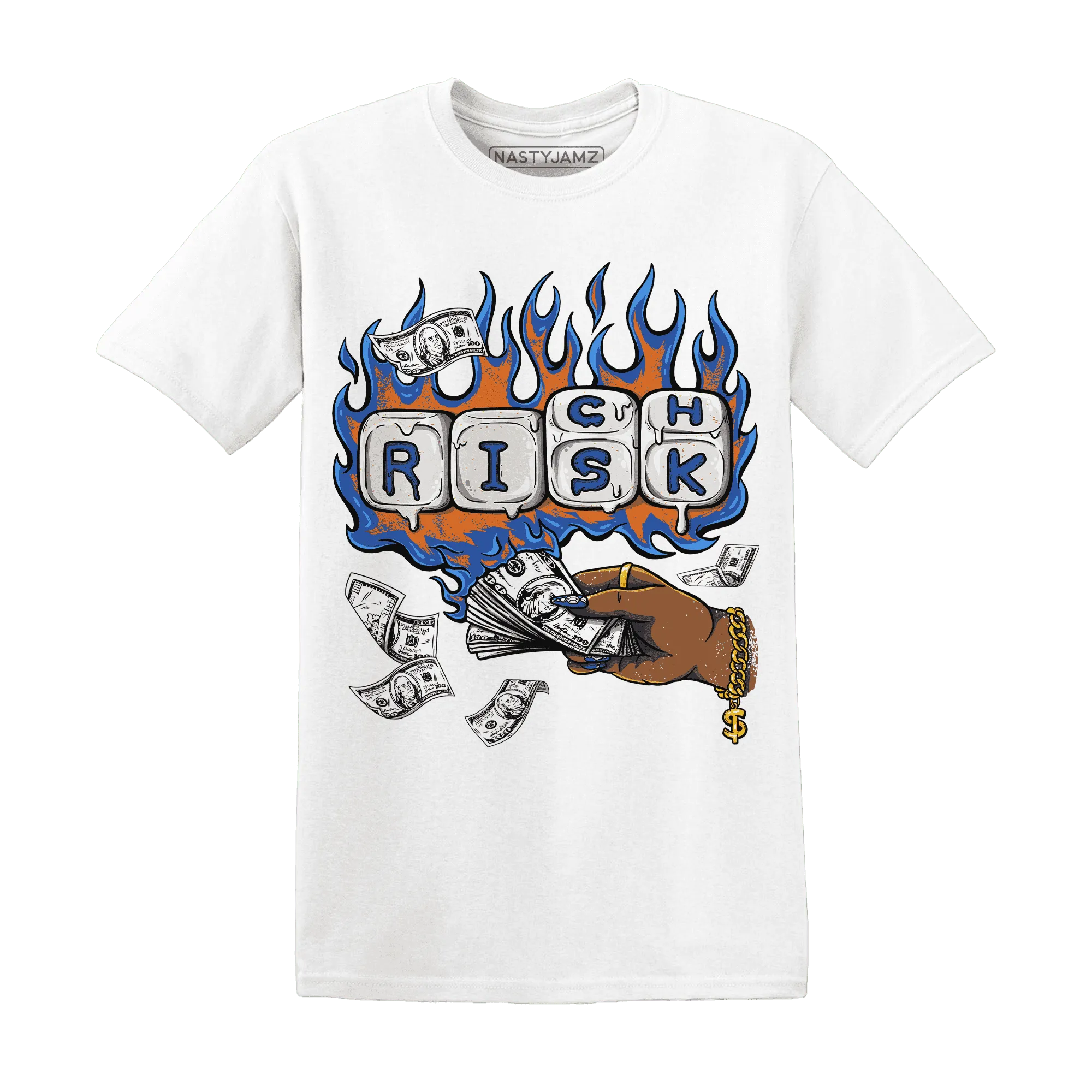 Dunk-Low-Knicks-T-Shirt-Match-Rich-Or-Risk