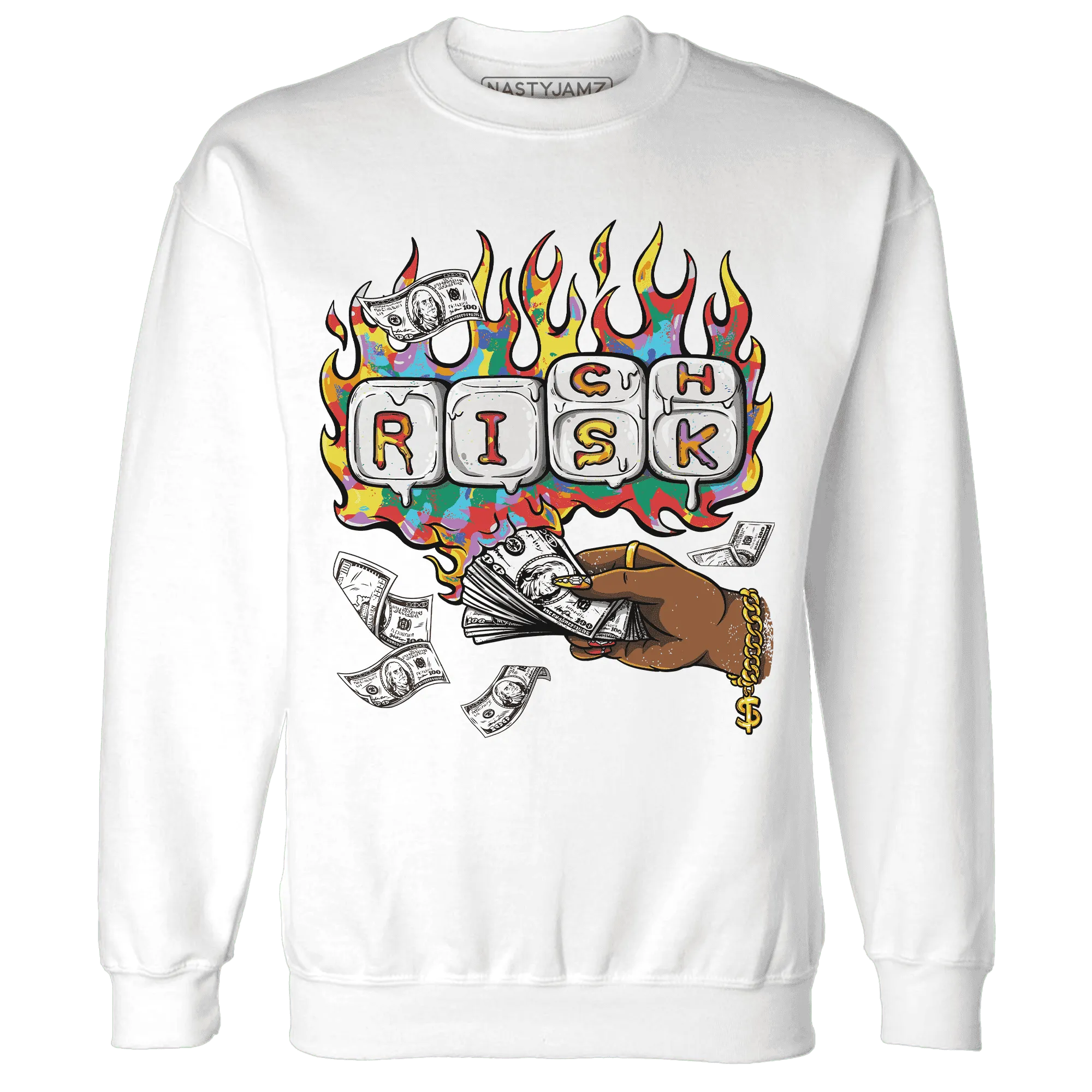Mid-GS-Six-Championships-1s-Sweatshirt-Match-Rich-Or-Risk