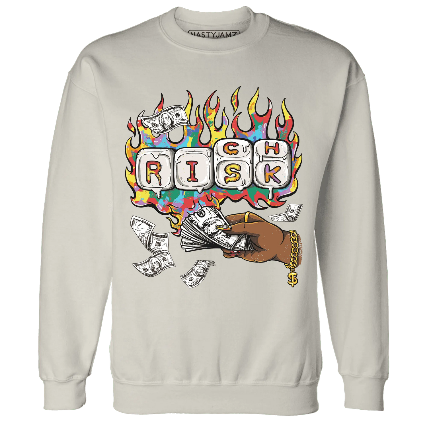 Mid-GS-Six-Championships-1s-Sweatshirt-Match-Rich-Or-Risk