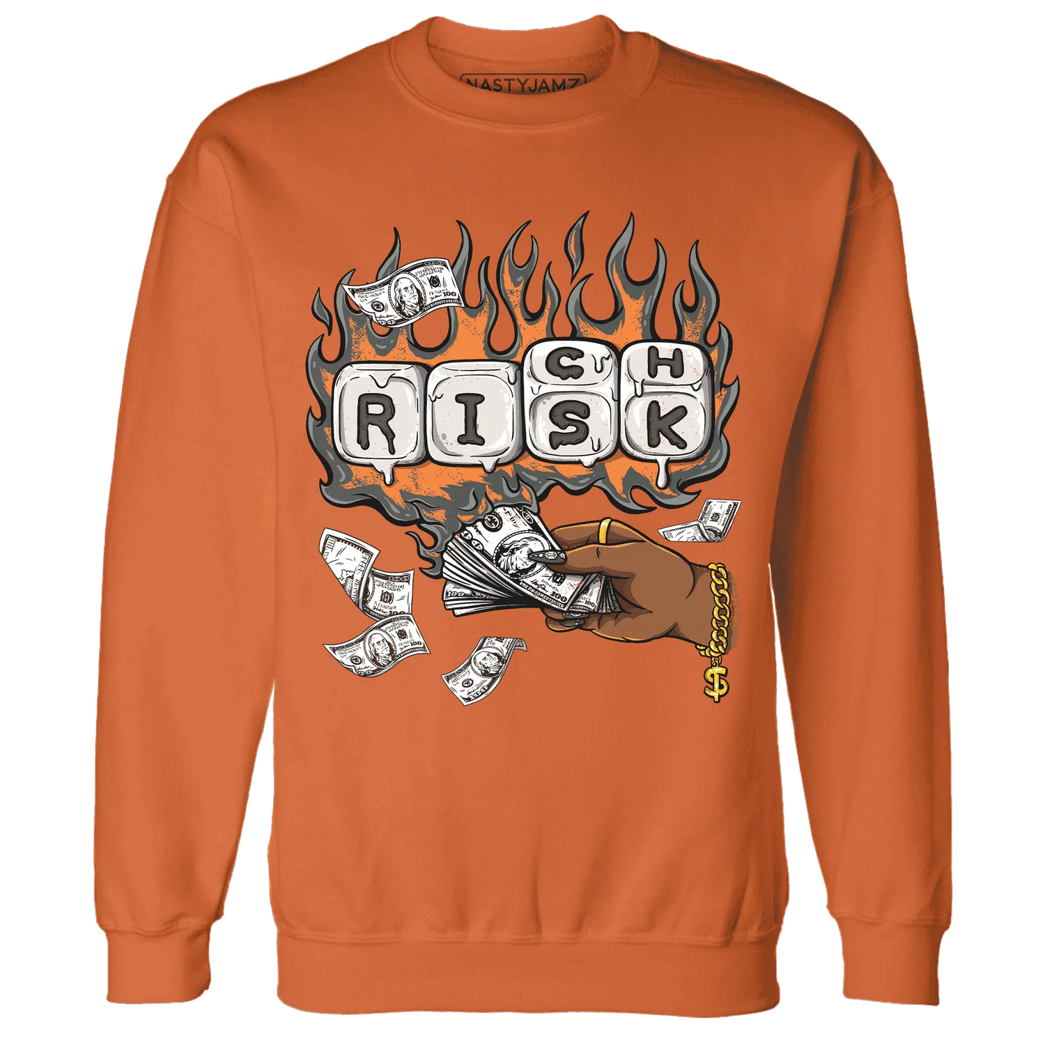 Fear-Pack-3s-Sweatshirt-Match-Rich-Or-Risk