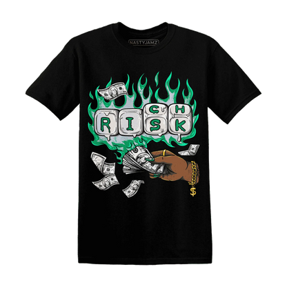 Lucky-Green-5s-T-Shirt-Match-Rich-Or-Risk