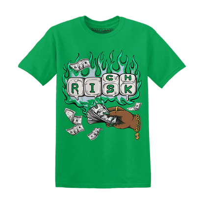 Lucky-Green-5s-T-Shirt-Match-Rich-Or-Risk