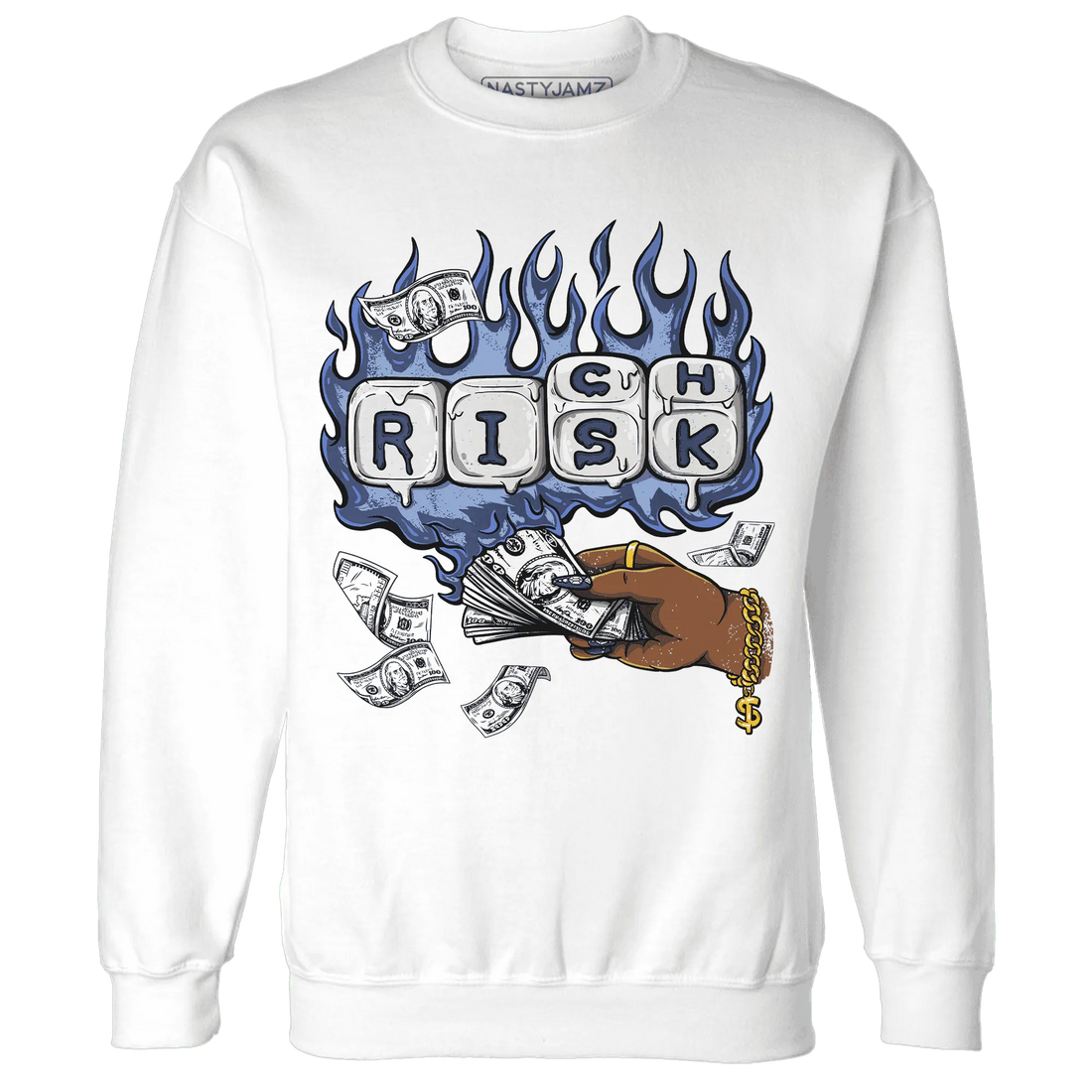 Midnight-Navy-5s-Sweatshirt-Match-Rich-Or-Risk