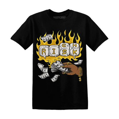 Yellow-Ochre-6s-T-Shirt-Match-Rich-Or-Risk