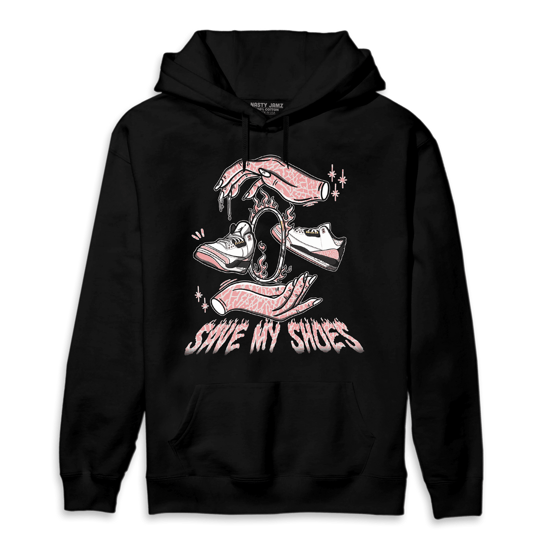 Red Stardust 3s Hoodie Match Save My Shoes - NastyJamz
