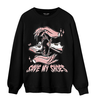Red Stardust 3s Sweatshirt Match Save My Shoes - NastyJamz