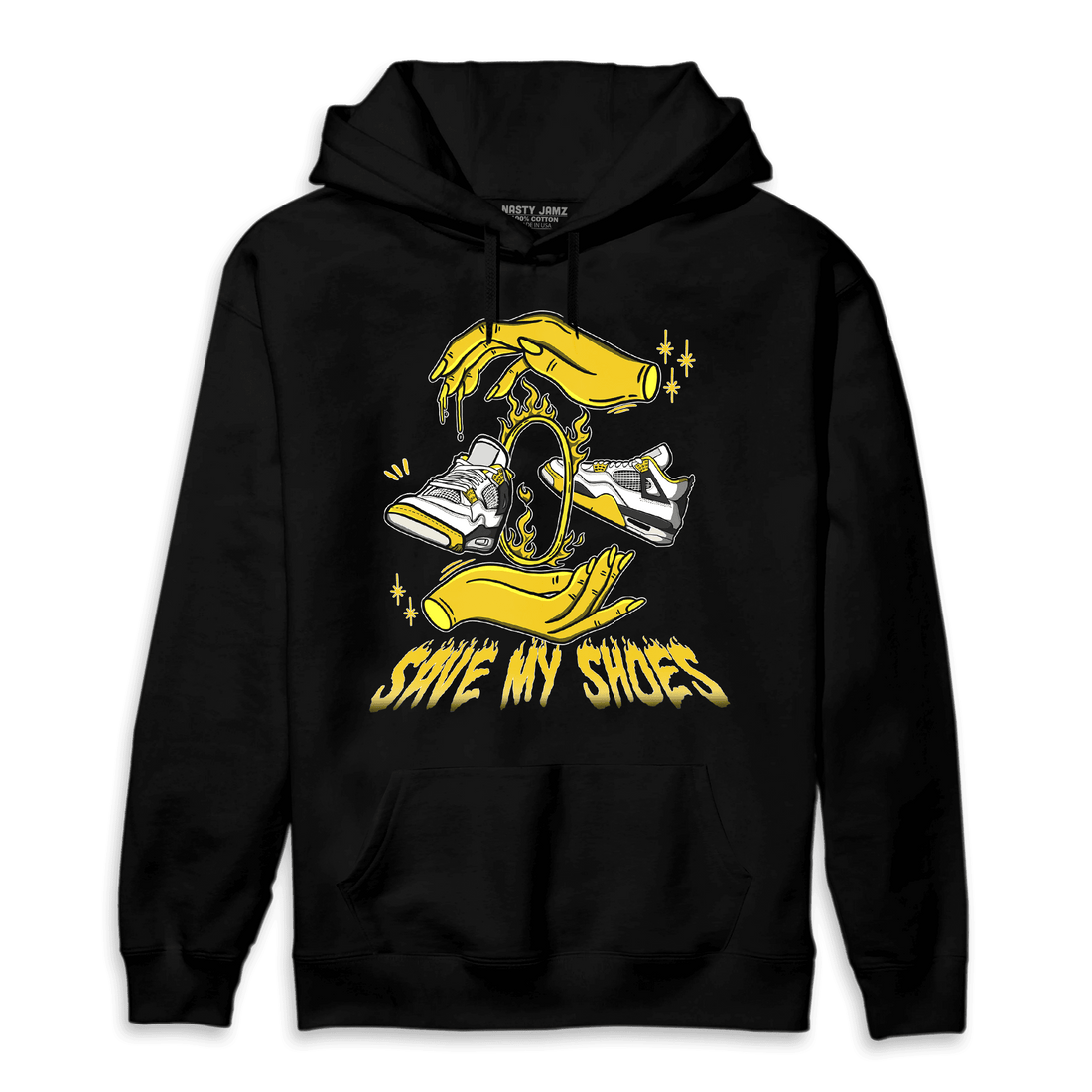 Vivid Sulfur 4s Hoodie Match Save My Shoes - NastyJamz