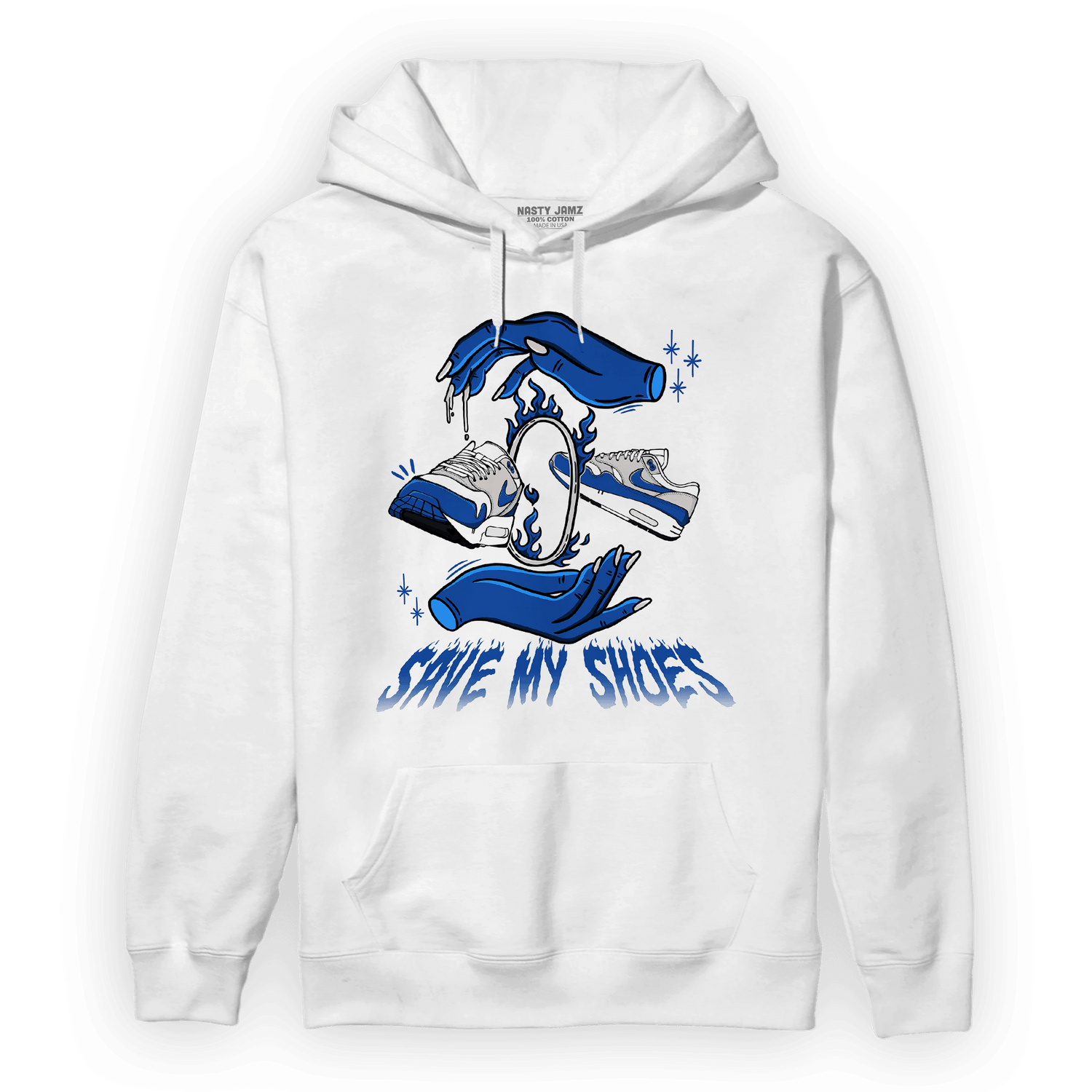 Air Max 1 86 Royal Hoodie Match Save My Shoes - NastyJamz