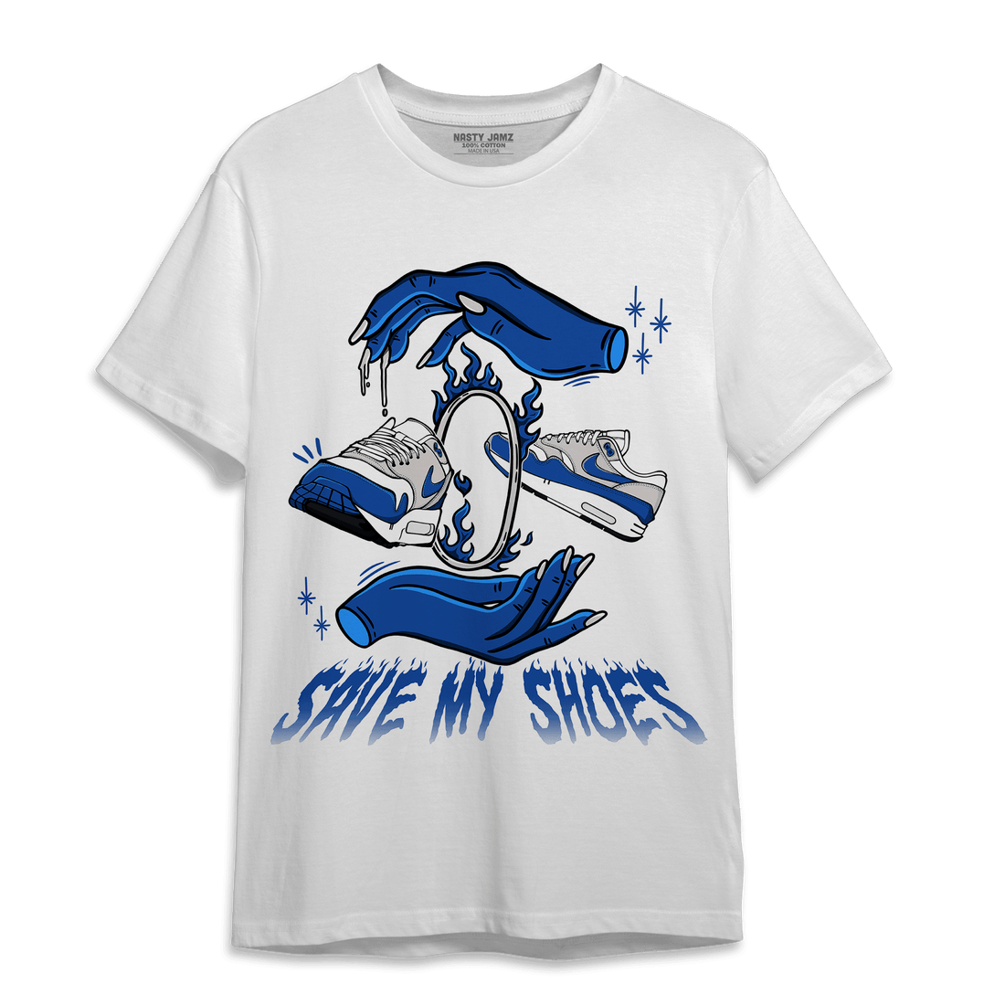 Air Max 1 86 Royal T Shirt Match Save My Shoes - NastyJamz