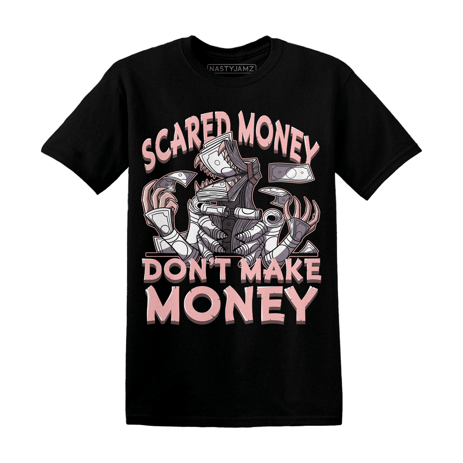 Low Legend Pink 11s T Shirt Match Scared Money - NastyJamz