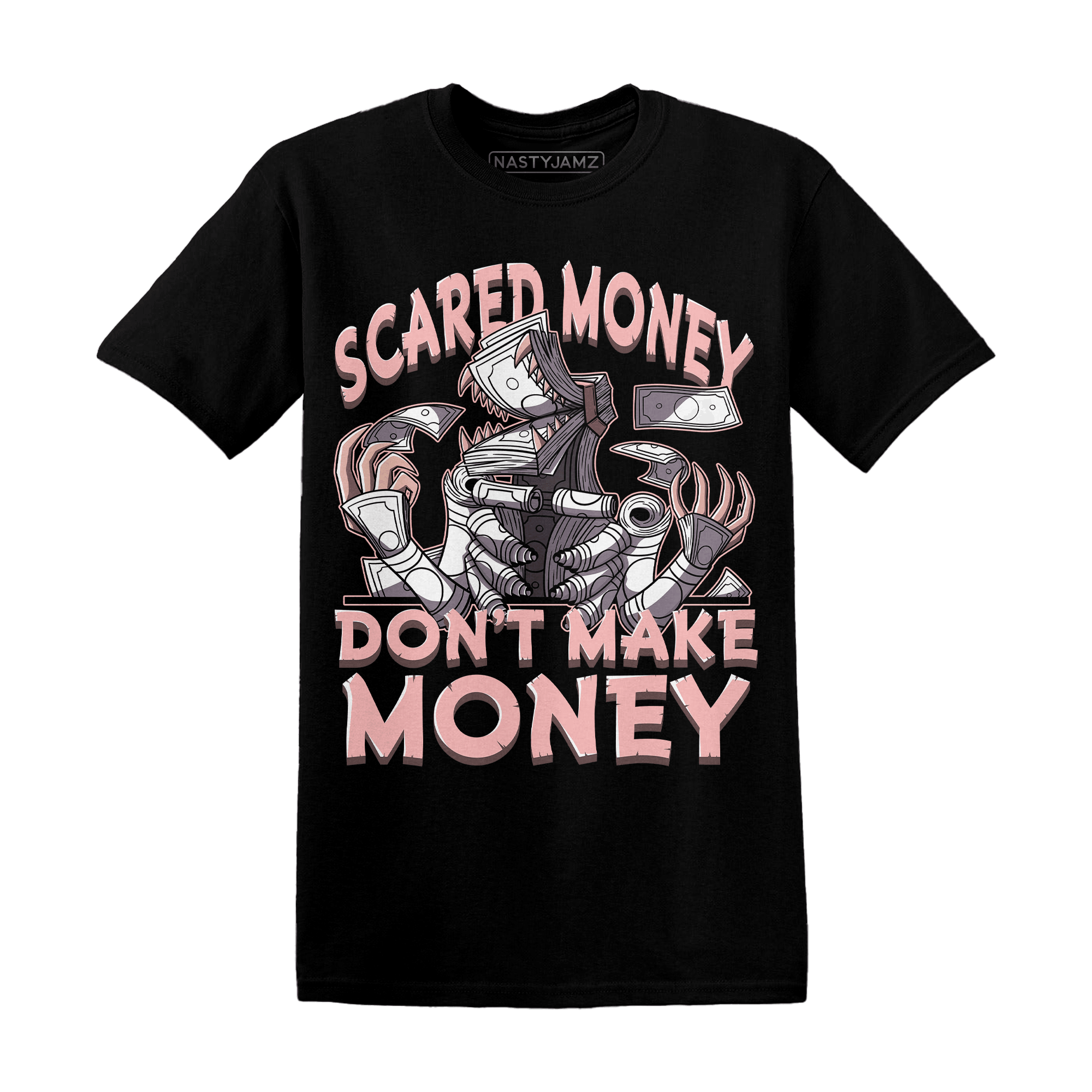 Low Legend Pink 11s T Shirt Match Scared Money - NastyJamz