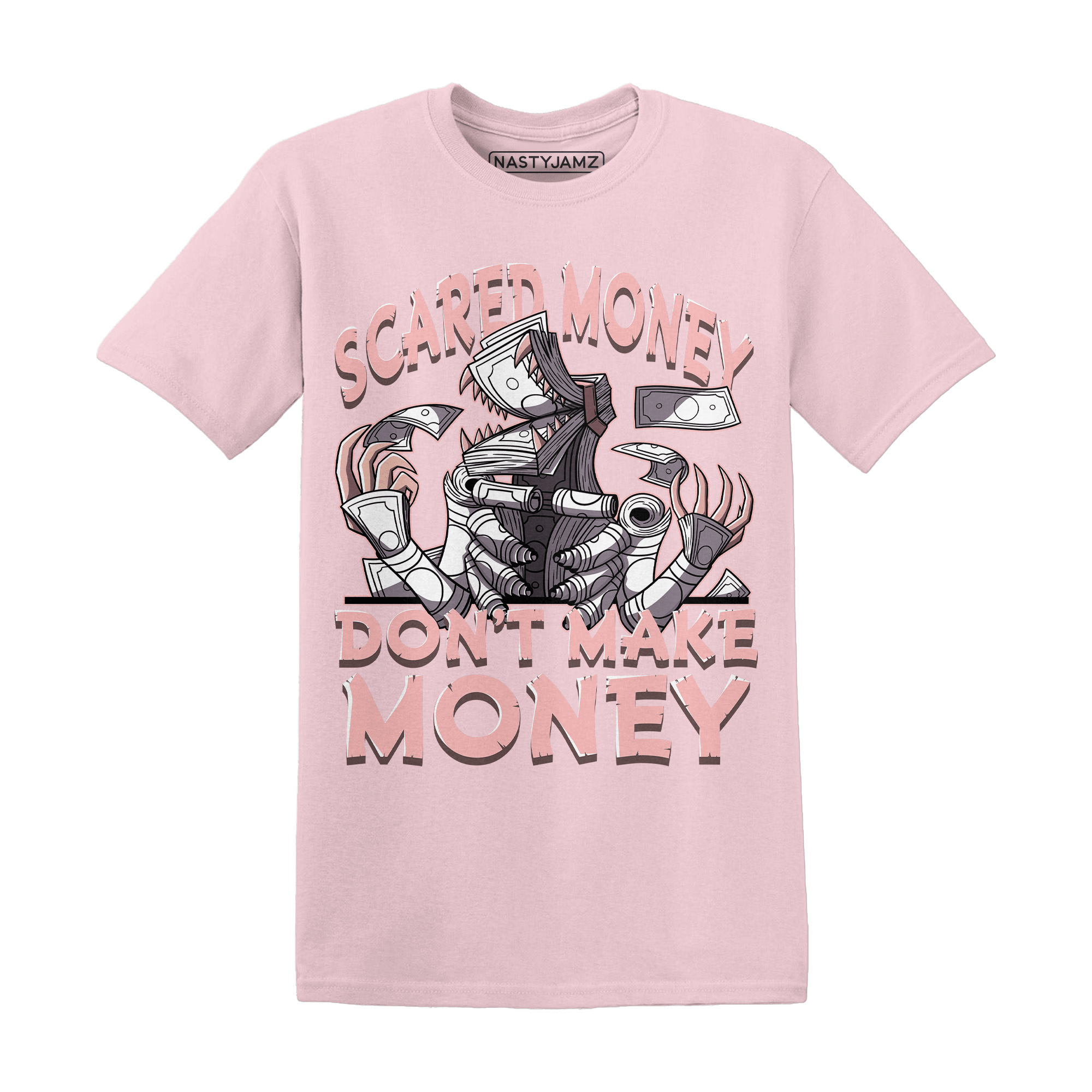 Low Legend Pink 11s T Shirt Match Scared Money - NastyJamz
