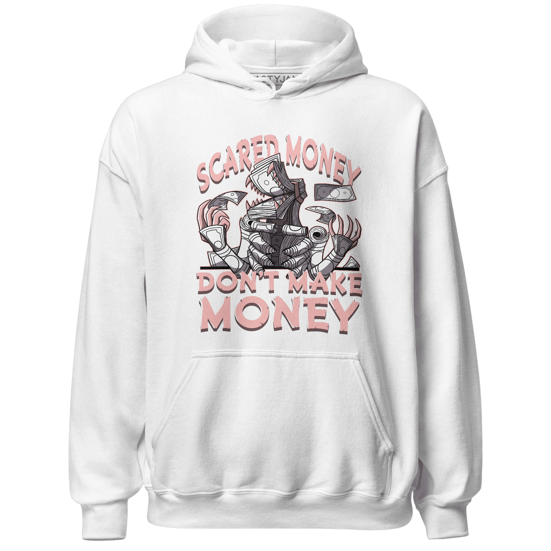 Low Legend Pink 11s Hoodie Match Scared Money - NastyJamz