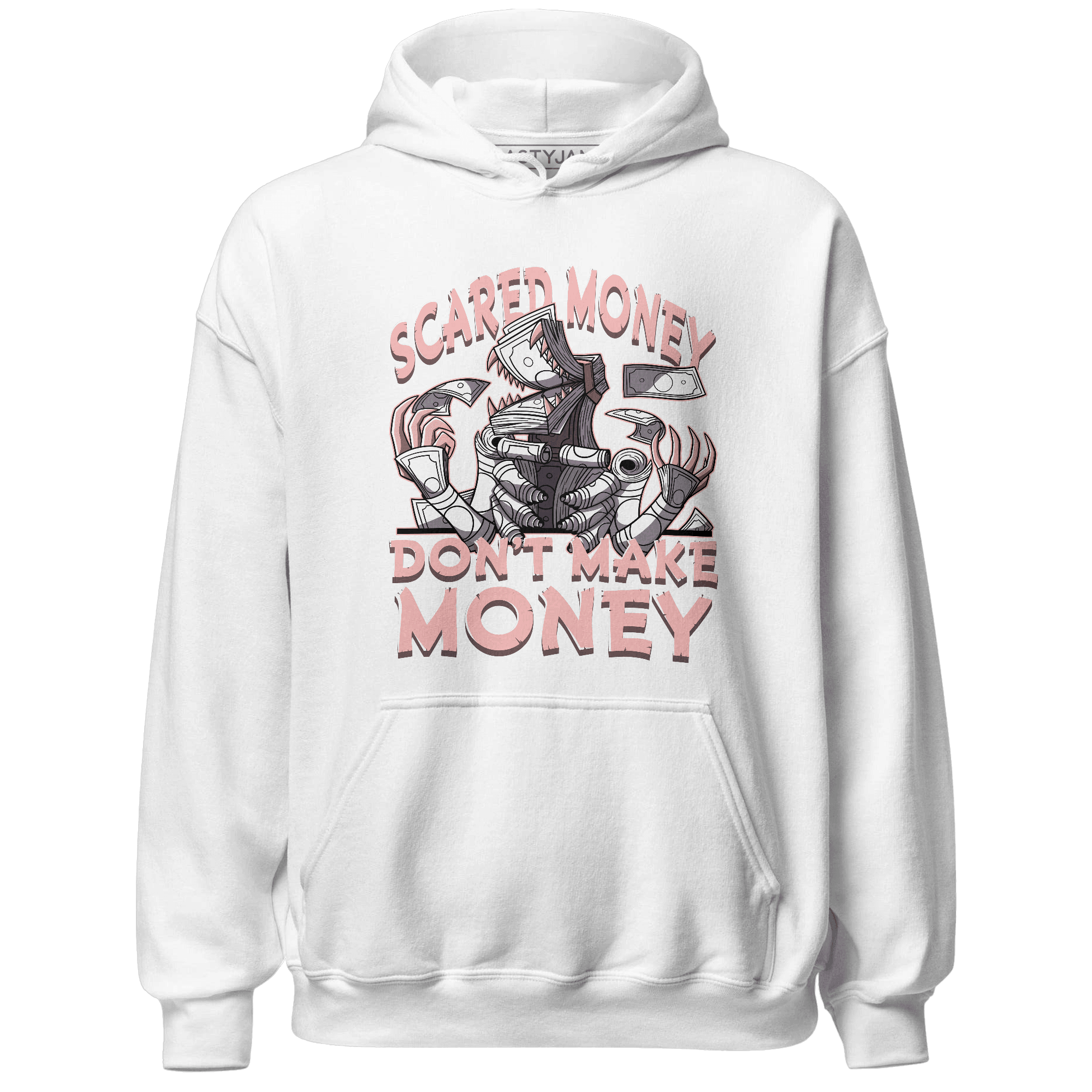 Low Legend Pink 11s Hoodie Match Scared Money - NastyJamz