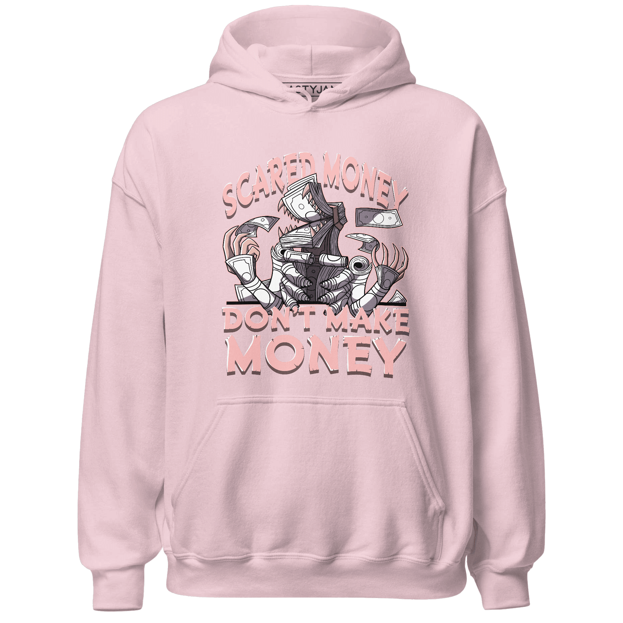 Low Legend Pink 11s Hoodie Match Scared Money - NastyJamz