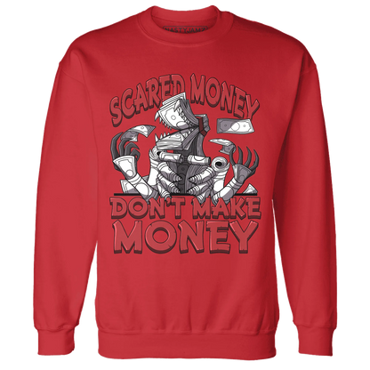 Black-Toe-Reimagined-Red-White-1s-NastyJamz-Sweatshirt-Match-Scared-Money