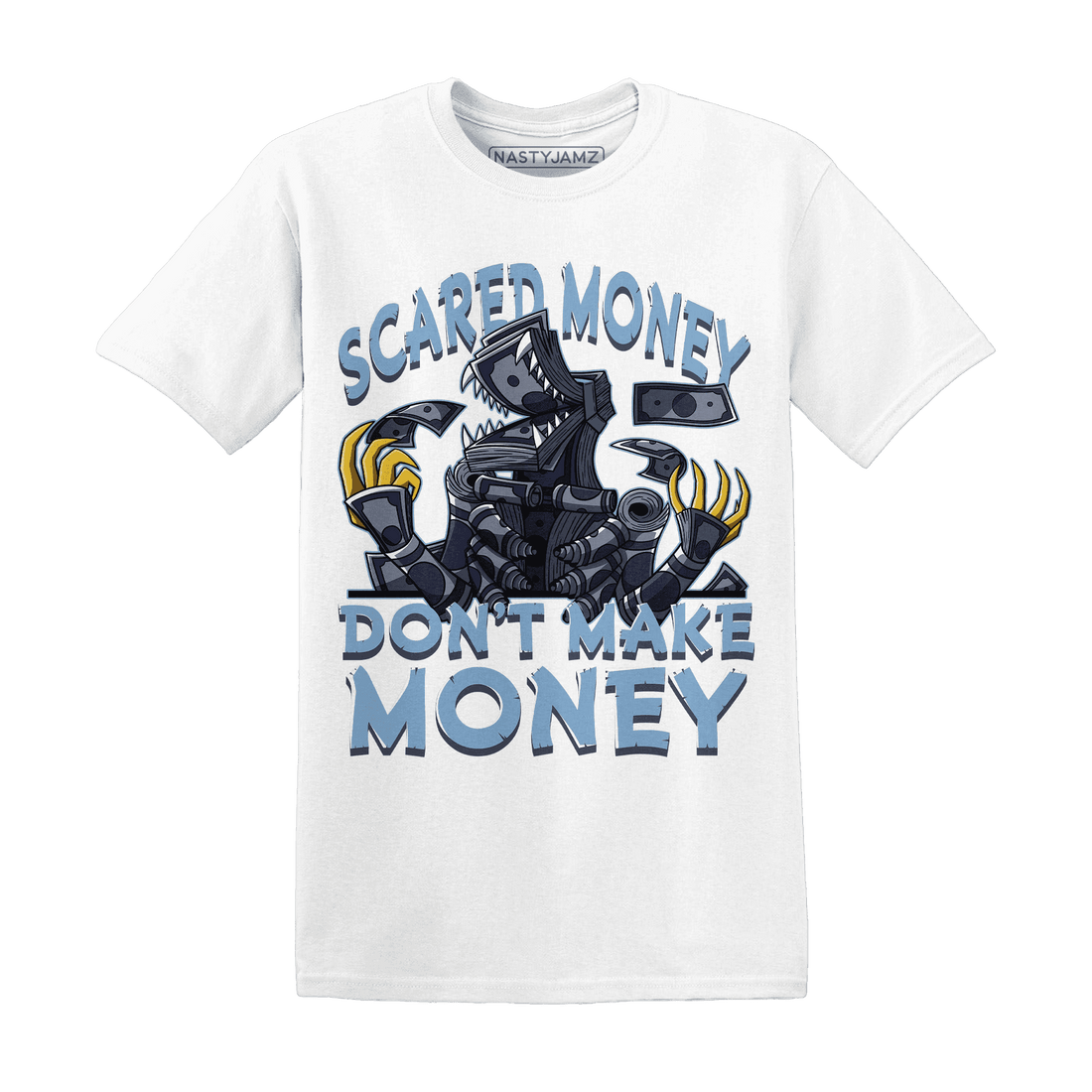 First In Flight 1s T Shirt Match Scared Money - NastyJamz