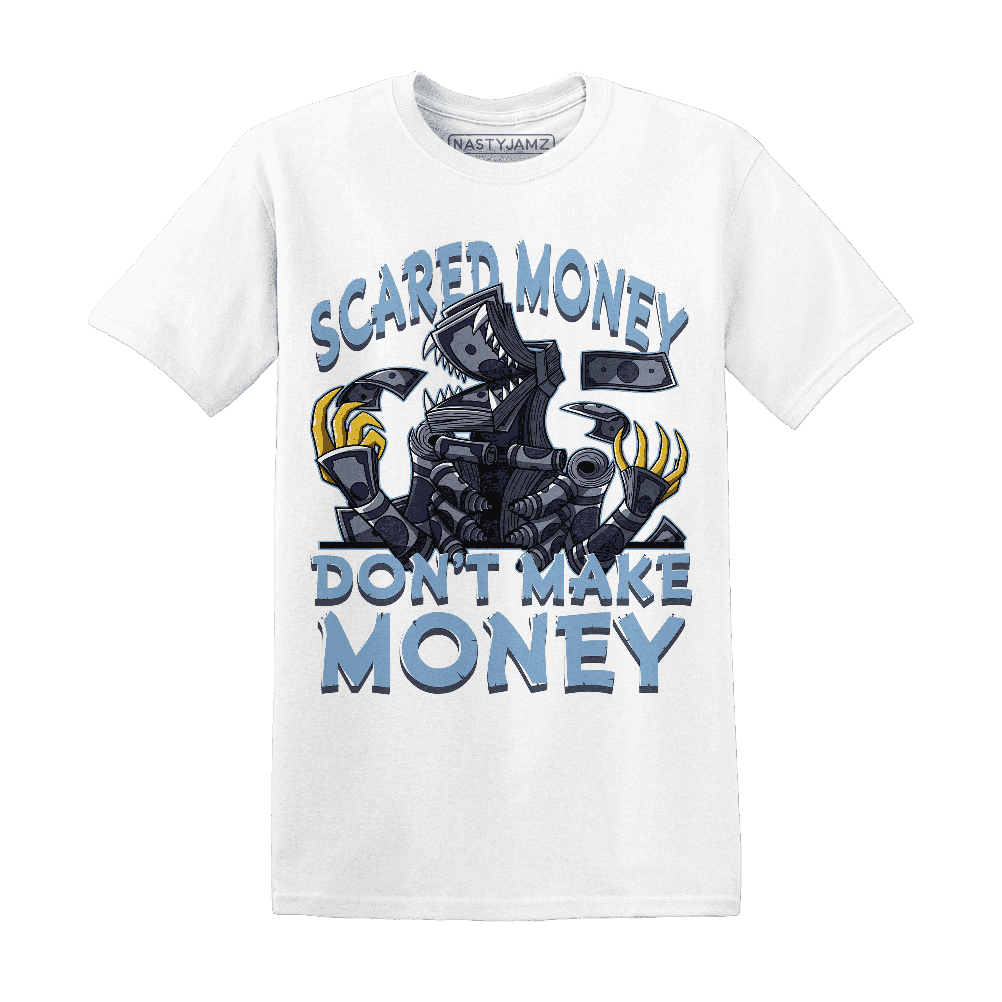 First In Flight 1s T Shirt Match Scared Money - NastyJamz