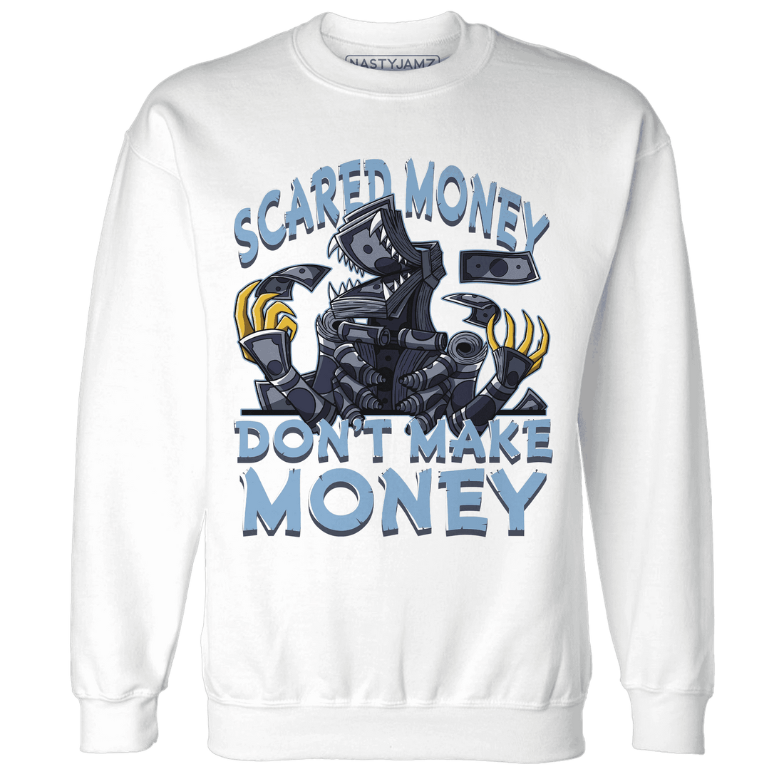 First In Flight 1s Sweatshirt Match Scared Money - NastyJamz