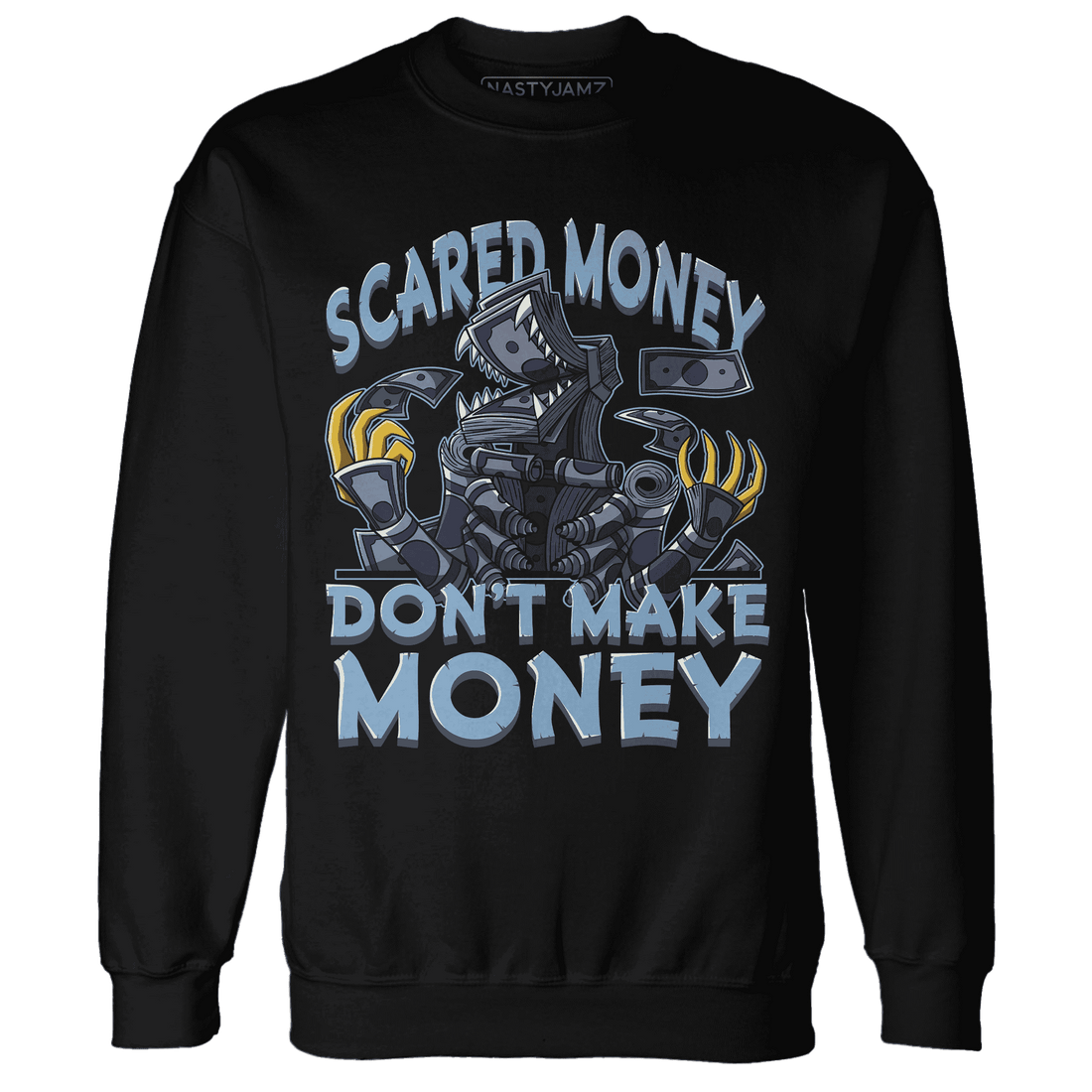 First In Flight 1s Sweatshirt Match Scared Money - NastyJamz