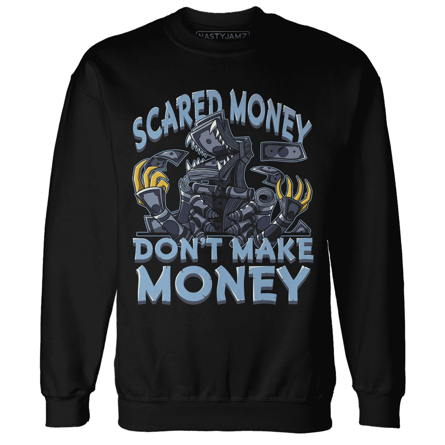 First In Flight 1s Sweatshirt Match Scared Money - NastyJamz