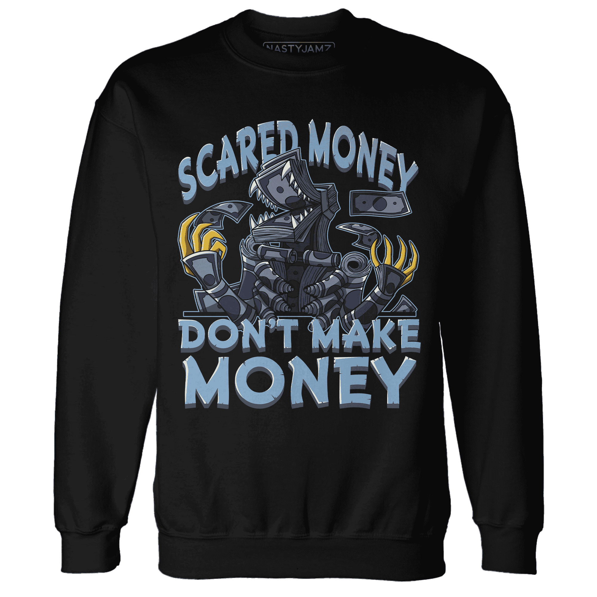 First In Flight 1s Sweatshirt Match Scared Money - NastyJamz