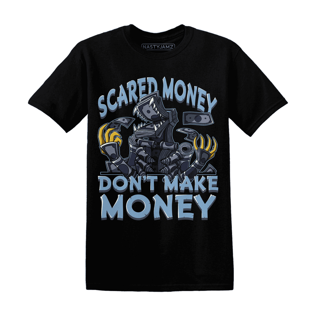 First In Flight 1s T Shirt Match Scared Money - NastyJamz