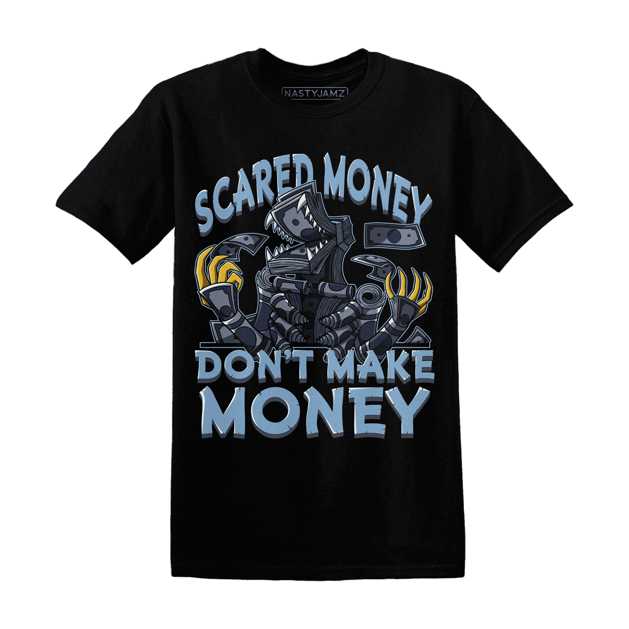 First In Flight 1s T Shirt Match Scared Money - NastyJamz
