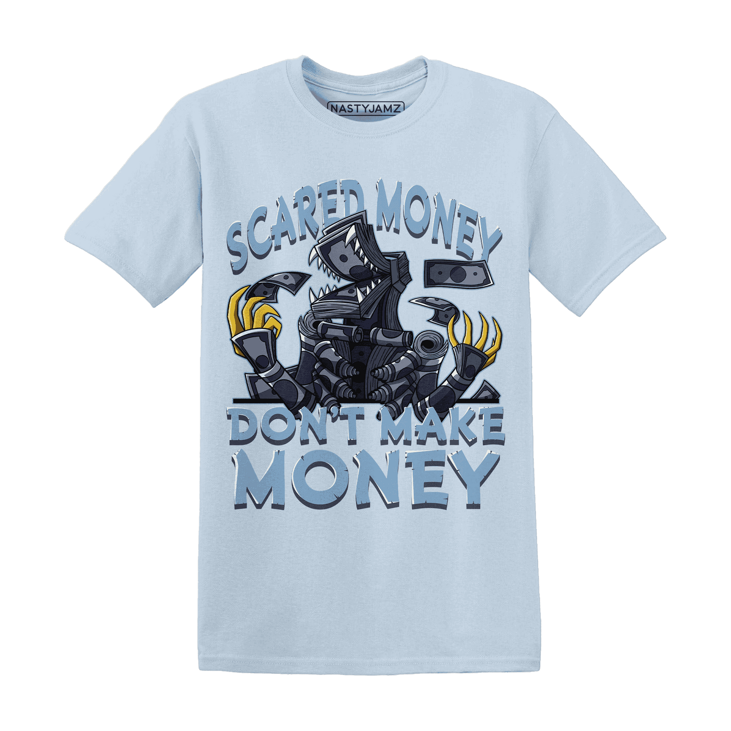 First In Flight 1s T Shirt Match Scared Money - NastyJamz