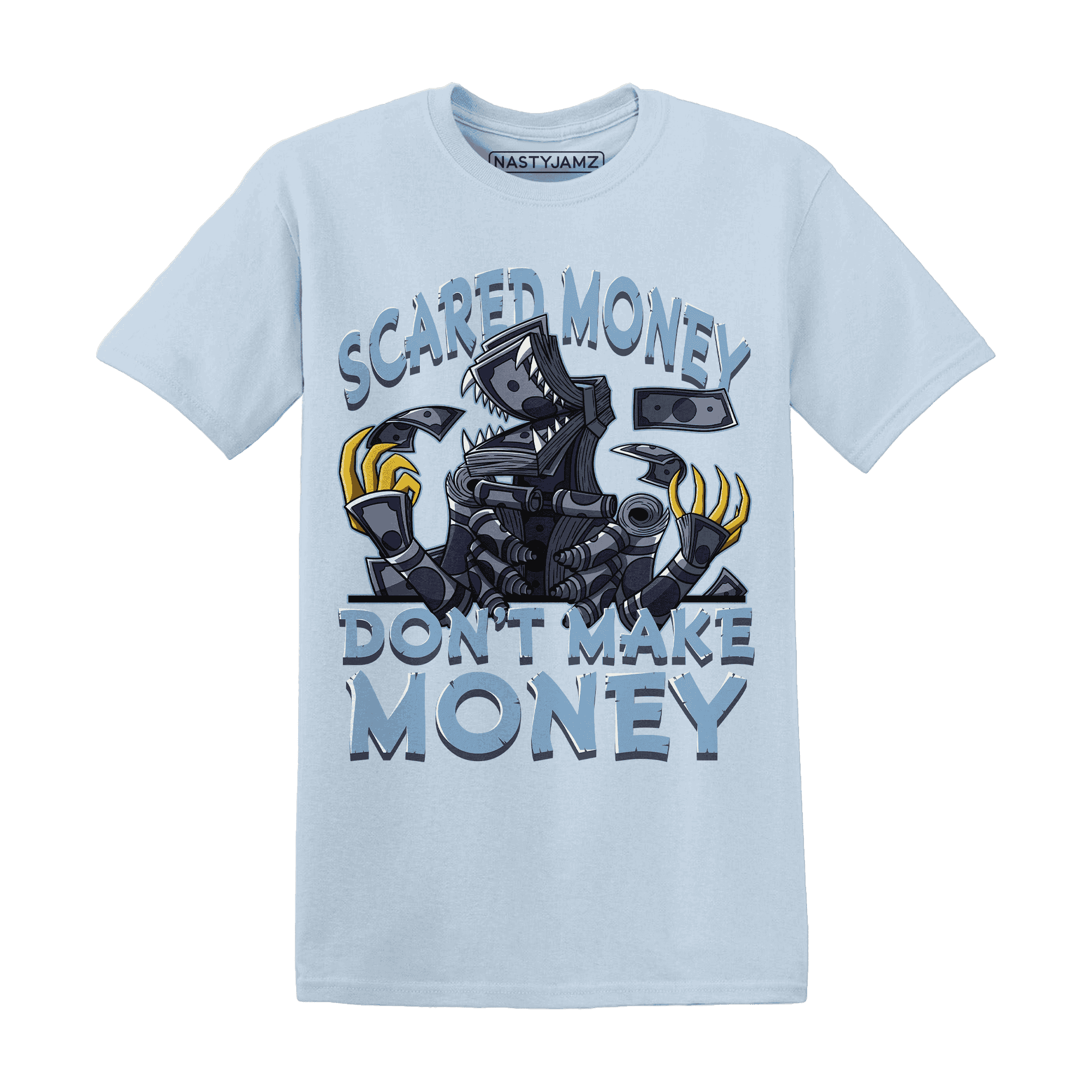 First In Flight 1s T Shirt Match Scared Money - NastyJamz