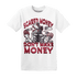 High 85 Metallic Burgundy 1s T Shirt Match Scared Money - NastyJamz