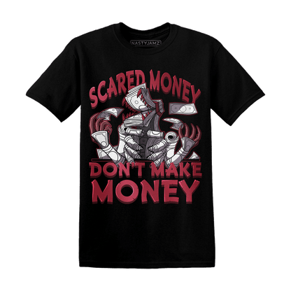 High 85 Metallic Burgundy 1s T Shirt Match Scared Money - NastyJamz