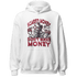 High 85 Metallic Burgundy 1s Hoodie Match Scared Money - NastyJamz