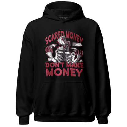 High 85 Metallic Burgundy 1s Hoodie Match Scared Money - NastyJamz