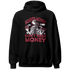 High 85 Metallic Burgundy 1s Hoodie Match Scared Money - NastyJamz
