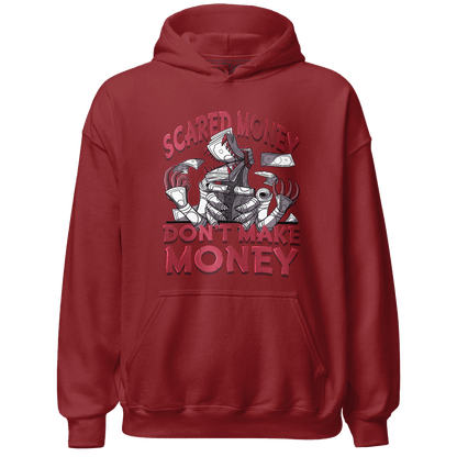 High 85 Metallic Burgundy 1s Hoodie Match Scared Money - NastyJamz
